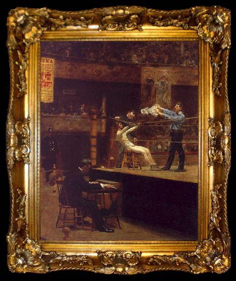 framed  Thomas Eakins Between Rounds, ta009-2